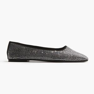 H&M Rhinestone-embellished ballet flats